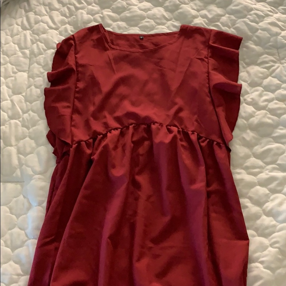 Burgundy Dress